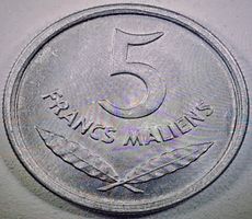 Mali 5 Franken, 1961